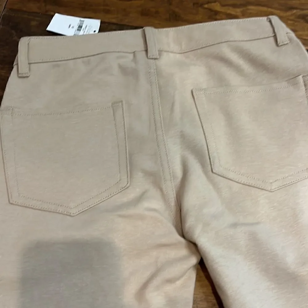 GAP Kids Beige Uniform Ponte Pants, 12 Slim!
